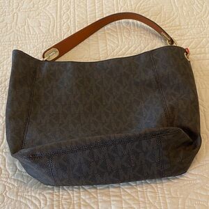 MICHAEL Michael Kors Black and Brown Hobo Bag